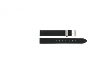 Tissot pulseira de relogio L830N Equi-T Satin - T600013388 Couro Preto 18mm